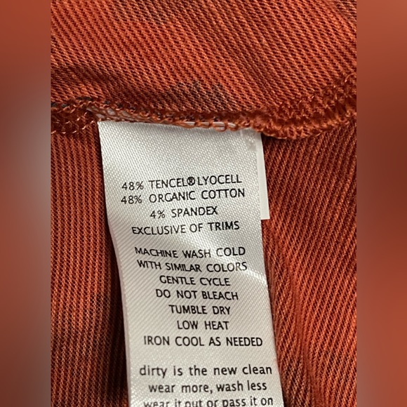 NWT Toad & Co Orange & Blue Tencel Organic Cotton Floral Wrap Flare Dress - Picture 8 of 9